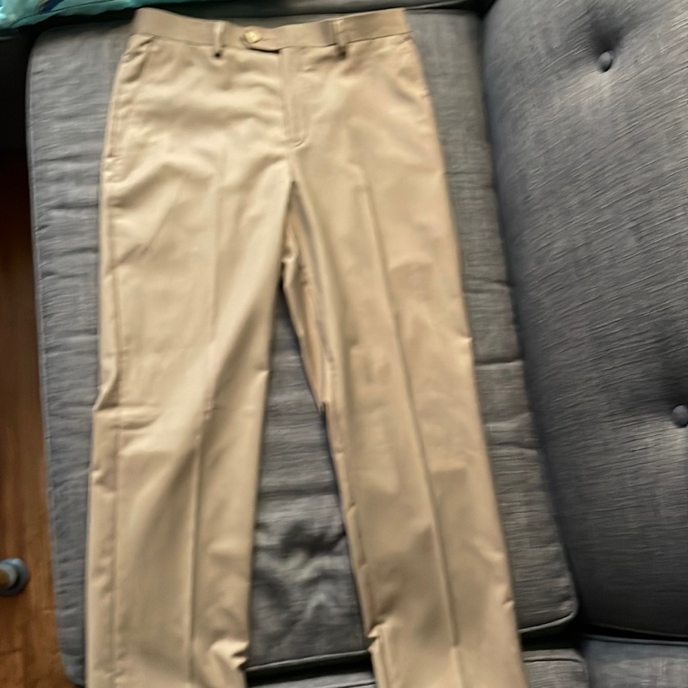 Boys 16R (fit like 14) Lauren by Ralph Lauren dress slacks khaki